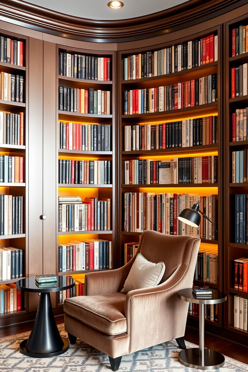 Luxury Home Library Design Ideas 17