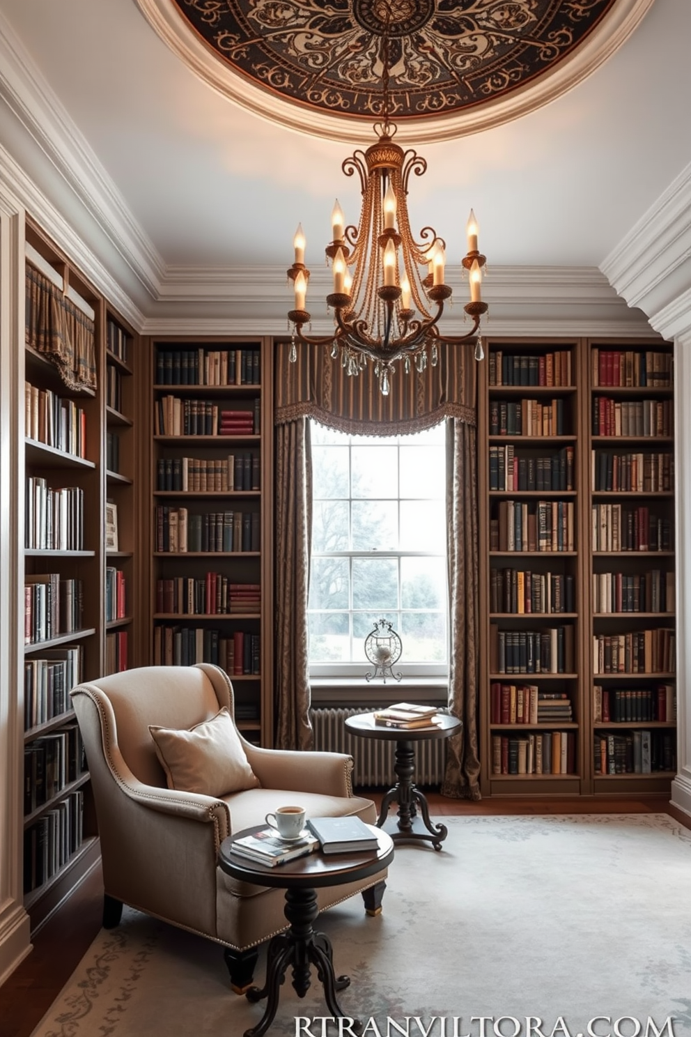 Luxury Home Library Design Ideas 2