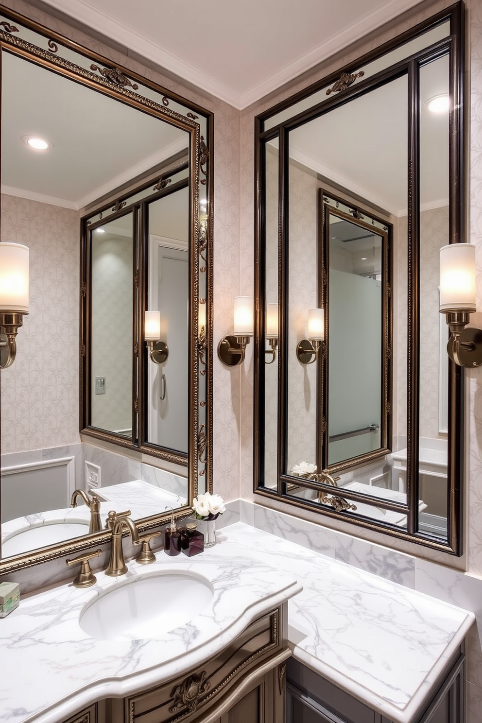 Luxury Powder Room Design Ideas 24