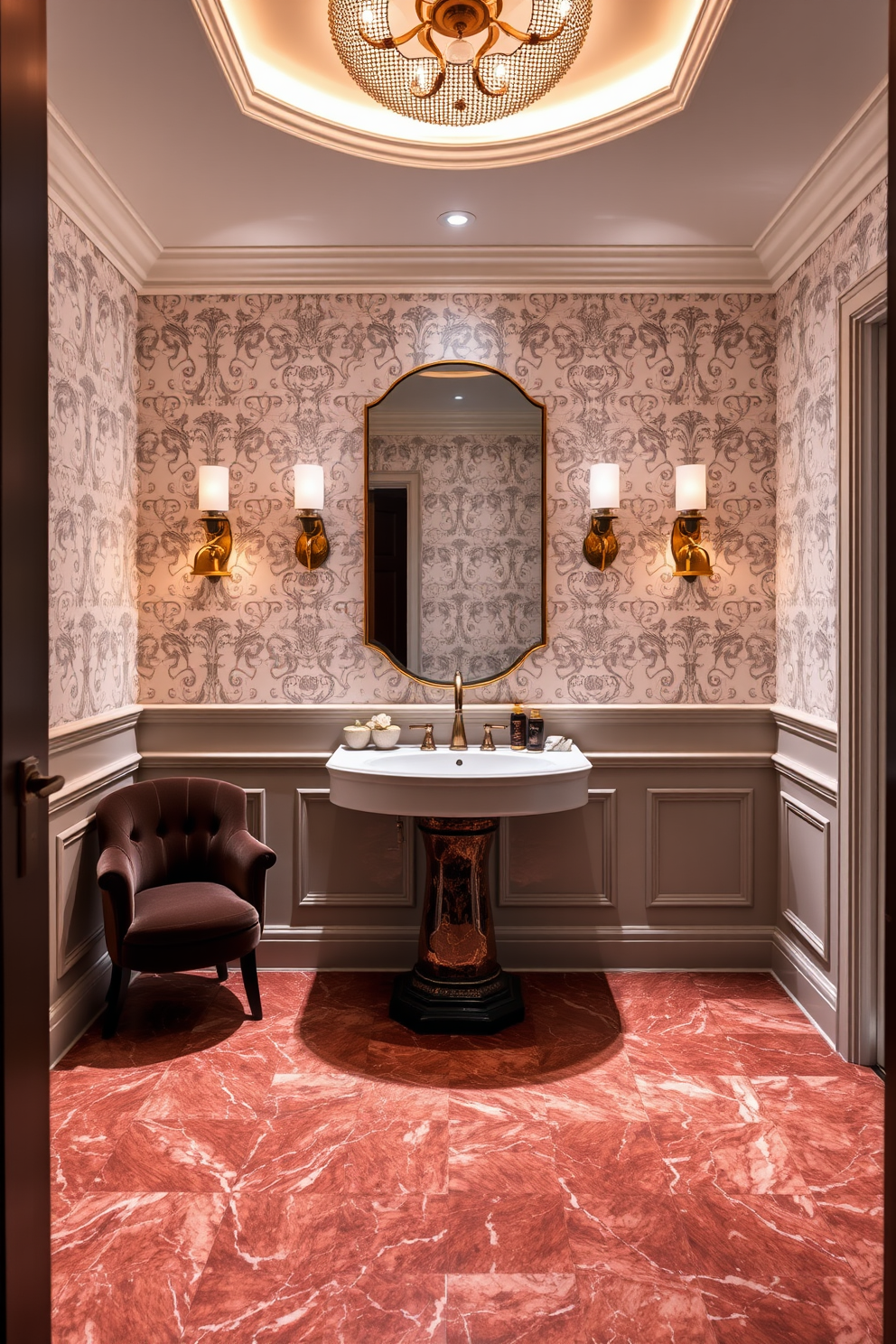 Luxury Powder Room Design Ideas 6