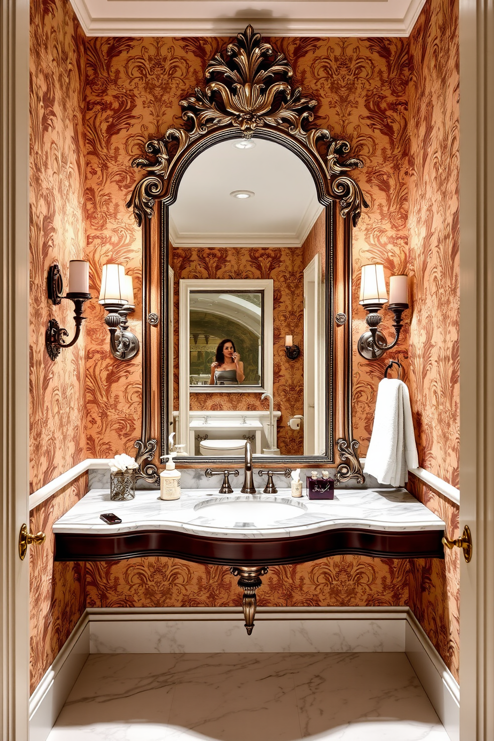 Luxury Powder Room Design Ideas 8