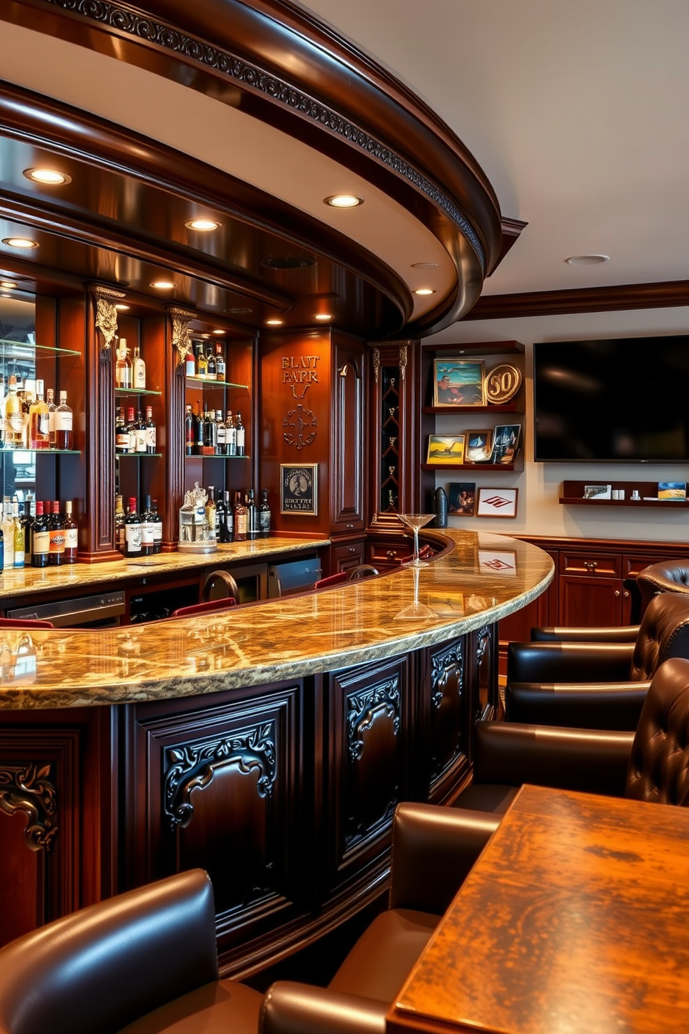 Man Cave Bar Design Ideas 13