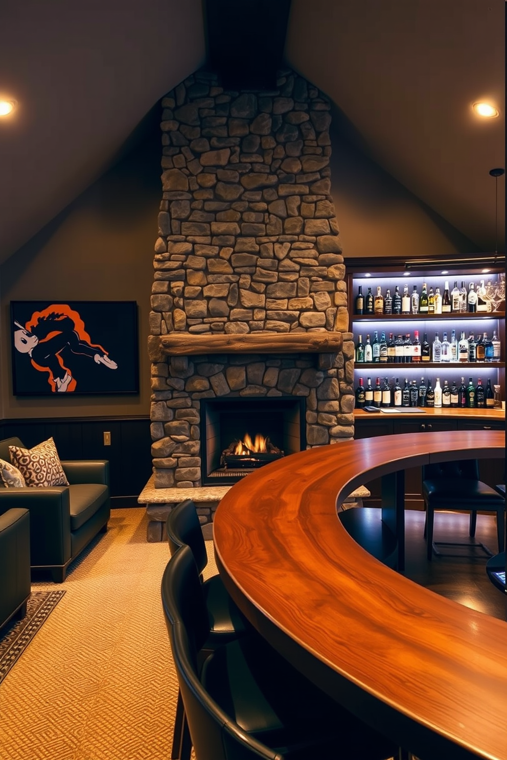 Man Cave Bar Design Ideas 25