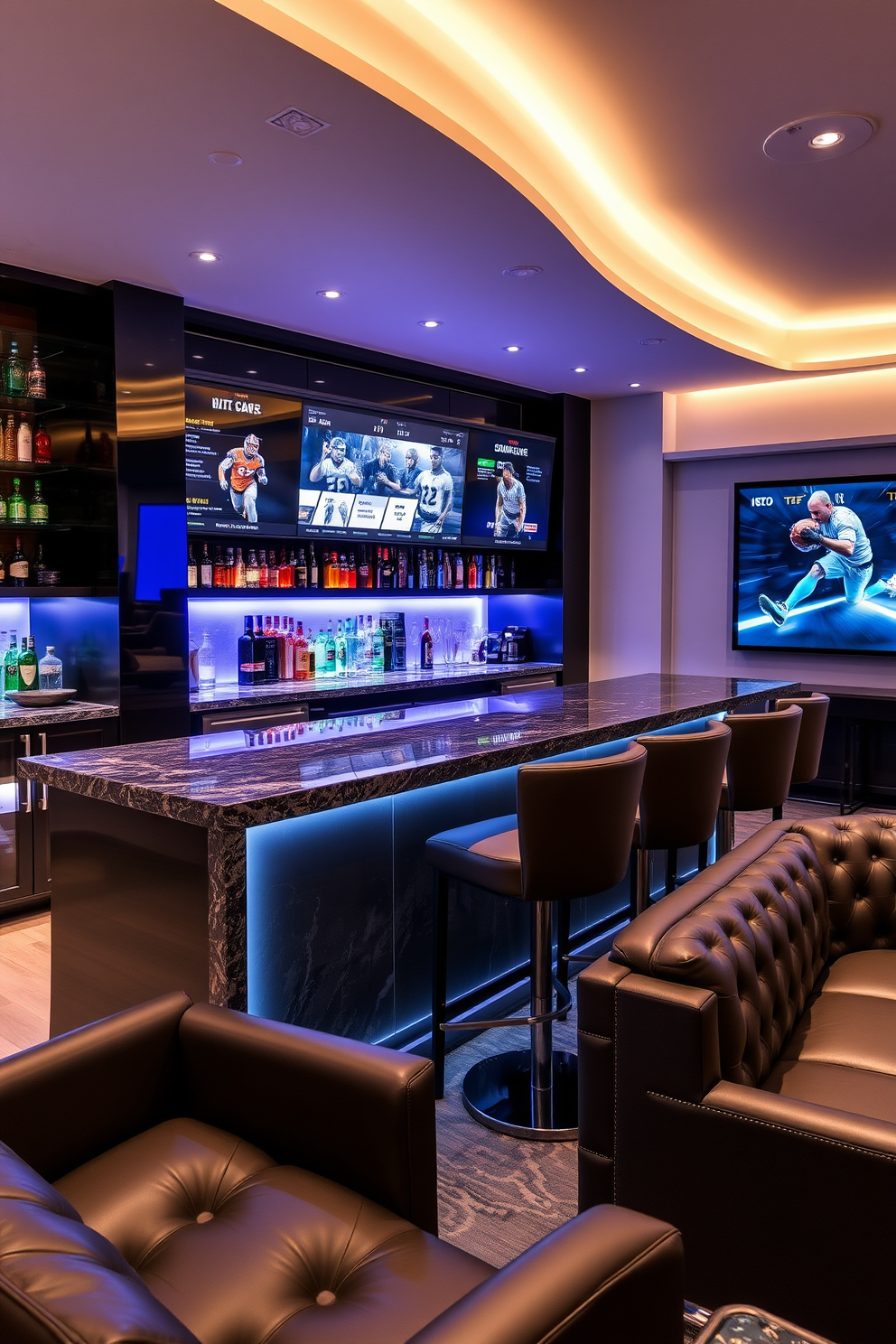 Man Cave Bar Design Ideas 29