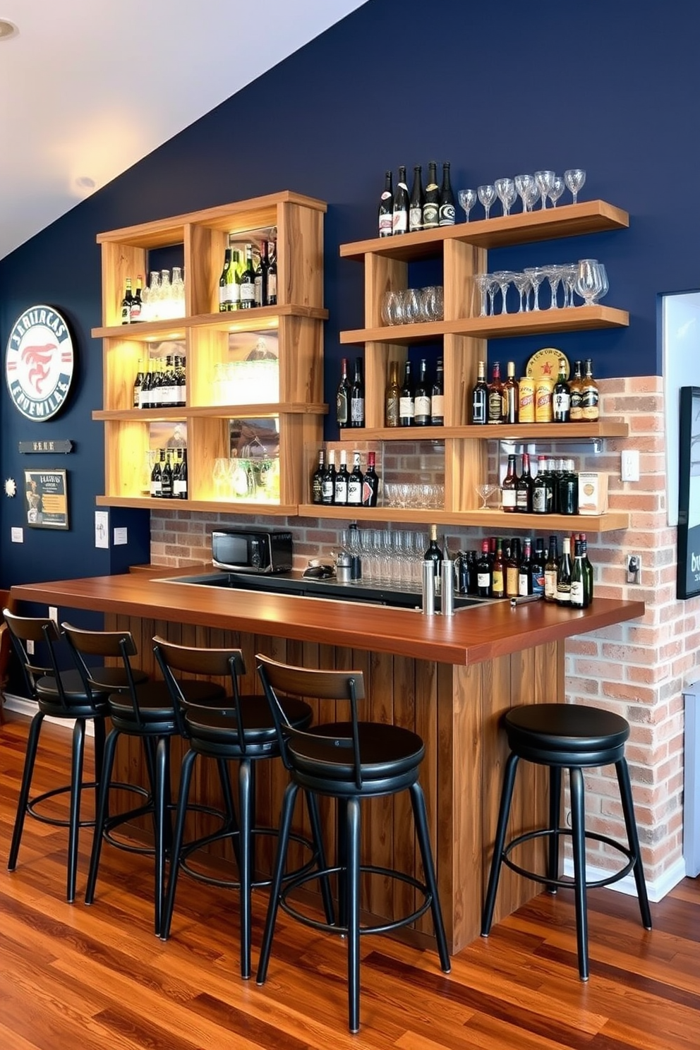 Man Cave Bar Design Ideas 30