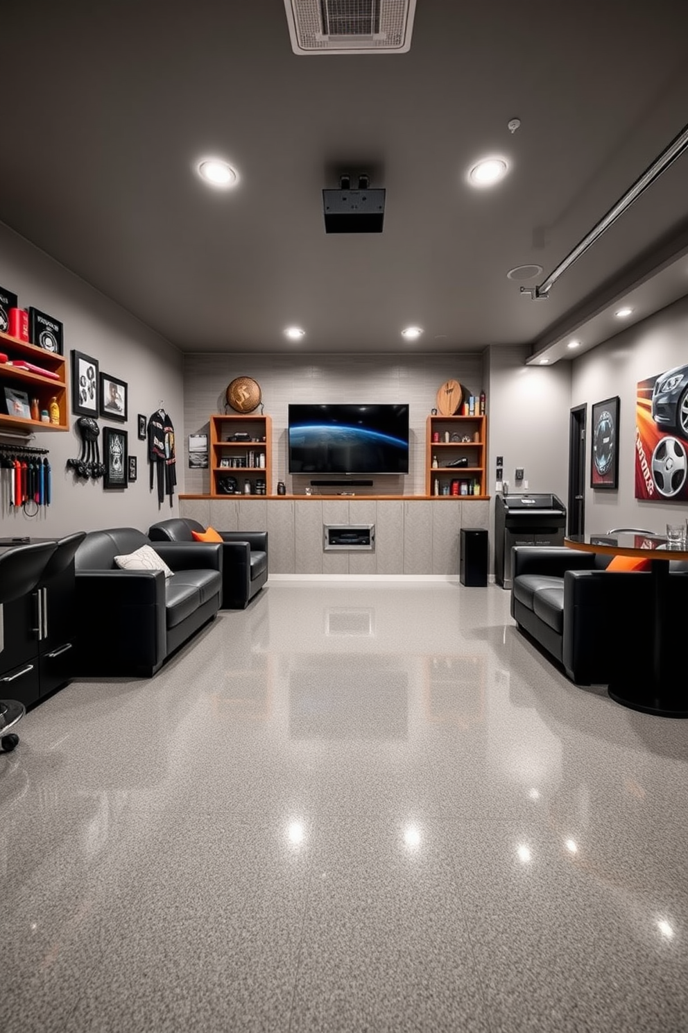 Man Cave Garage Design Ideas 20