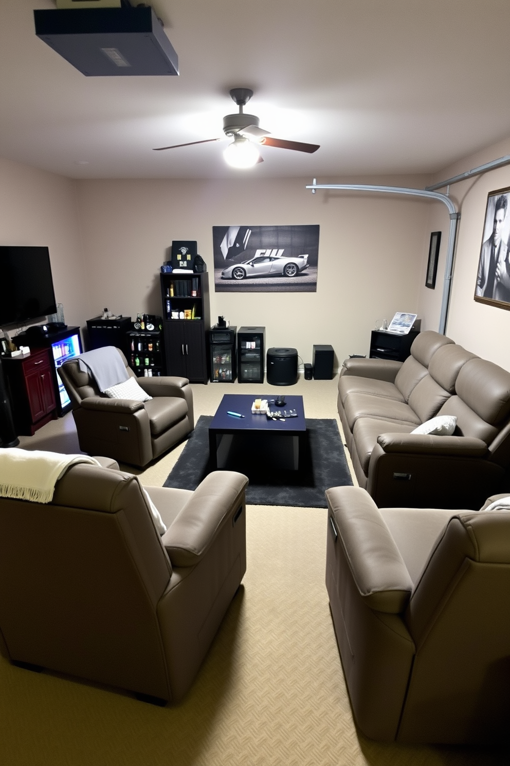 Man Cave Garage Design Ideas 24