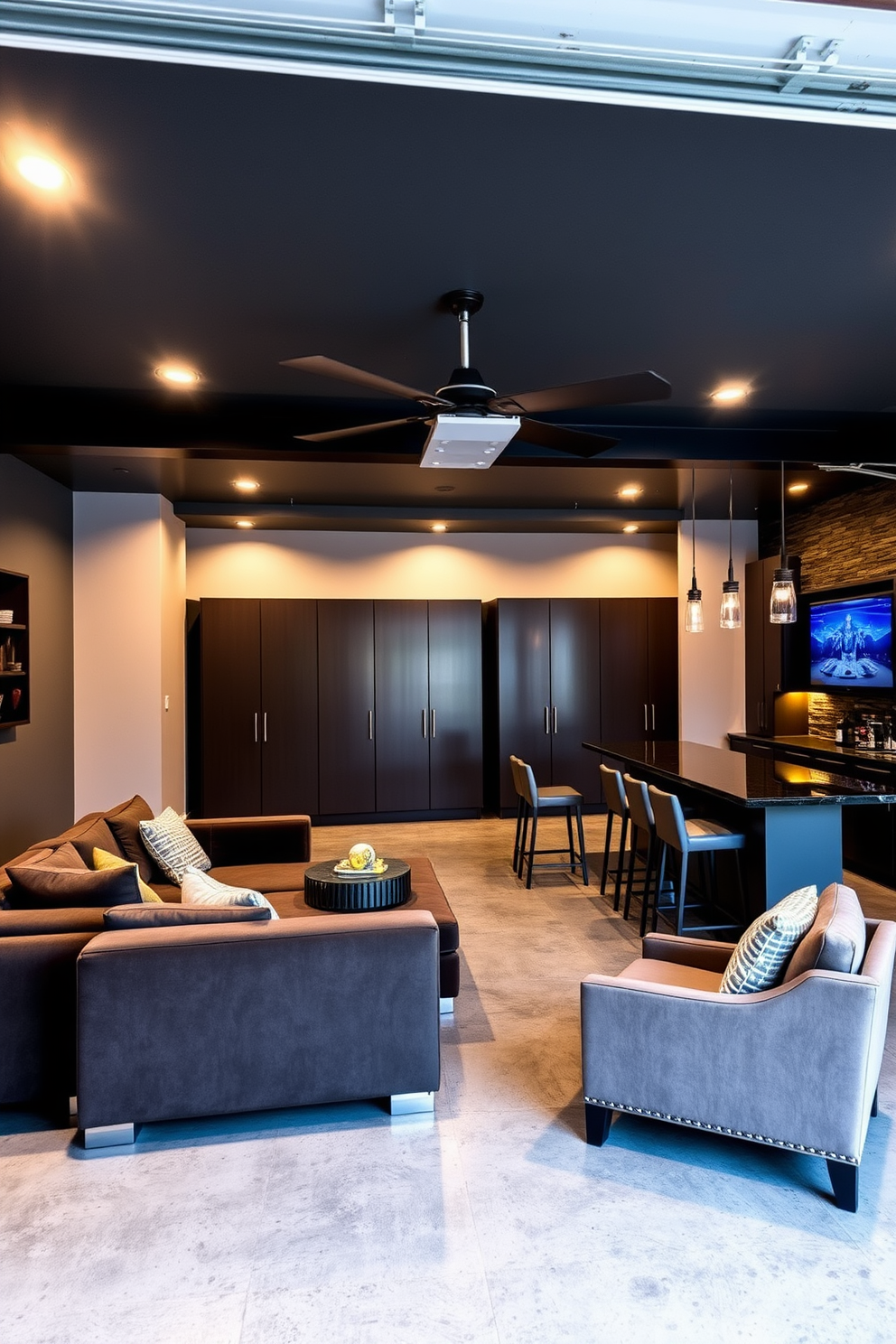 Man Cave Garage Design Ideas 26