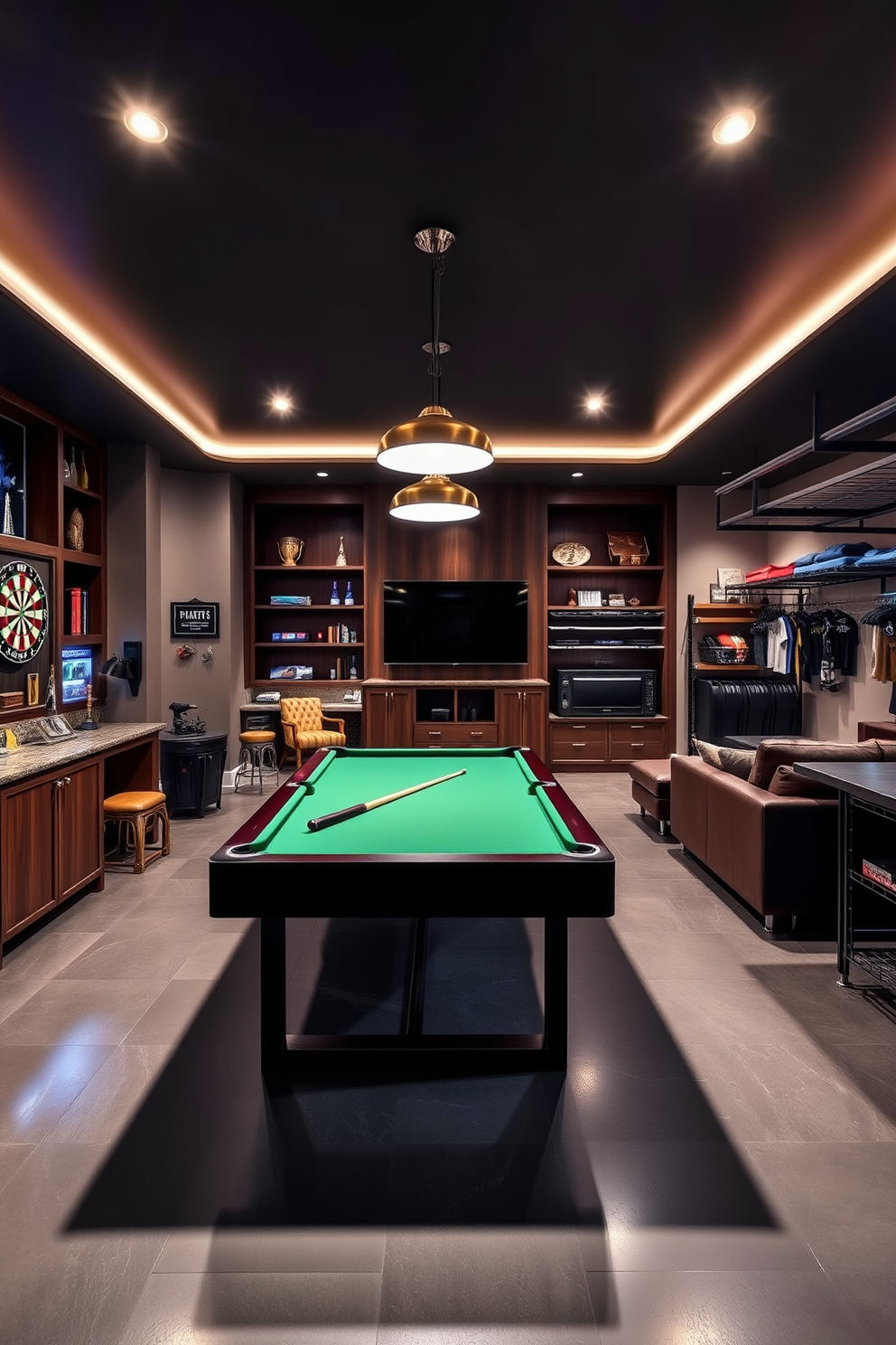 Man Cave Garage Design Ideas 4