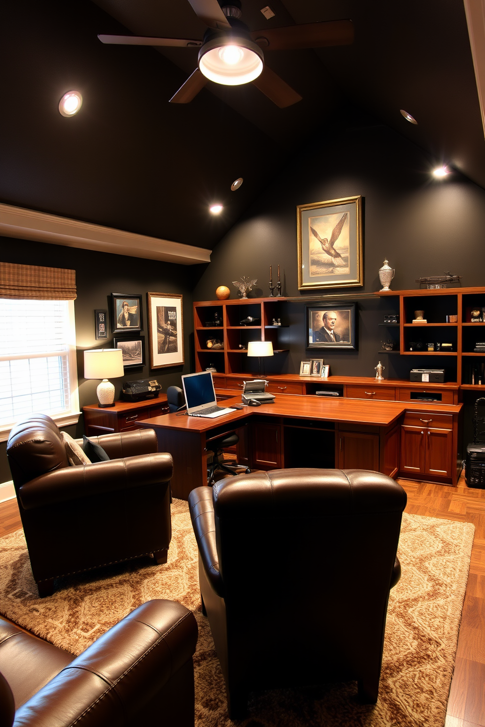 Man Cave Office Design Ideas 20