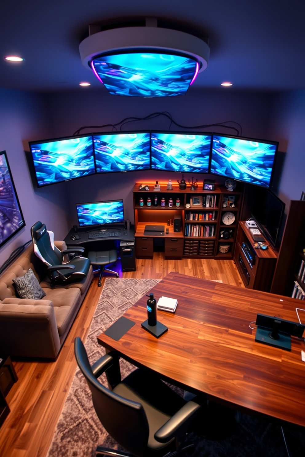 Man Cave Office Design Ideas 6