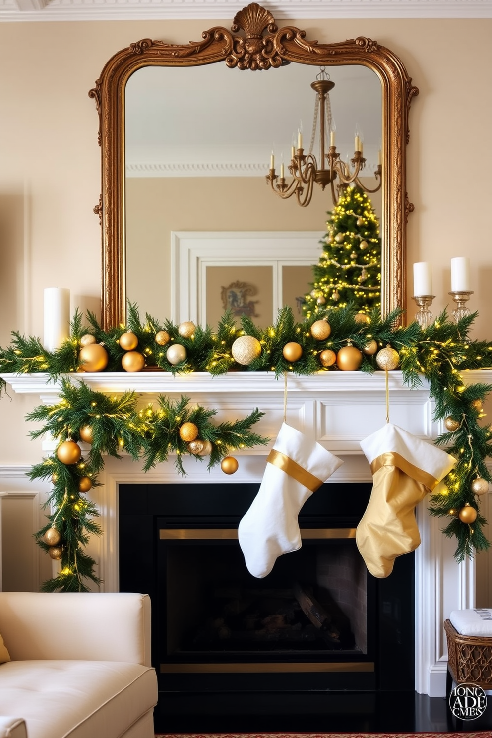 Mantel Christmas Decorating Ideas 12