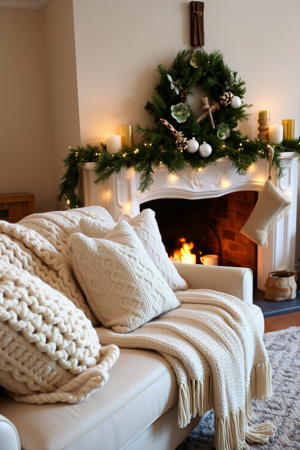 Mantel Christmas Decorating Ideas 13