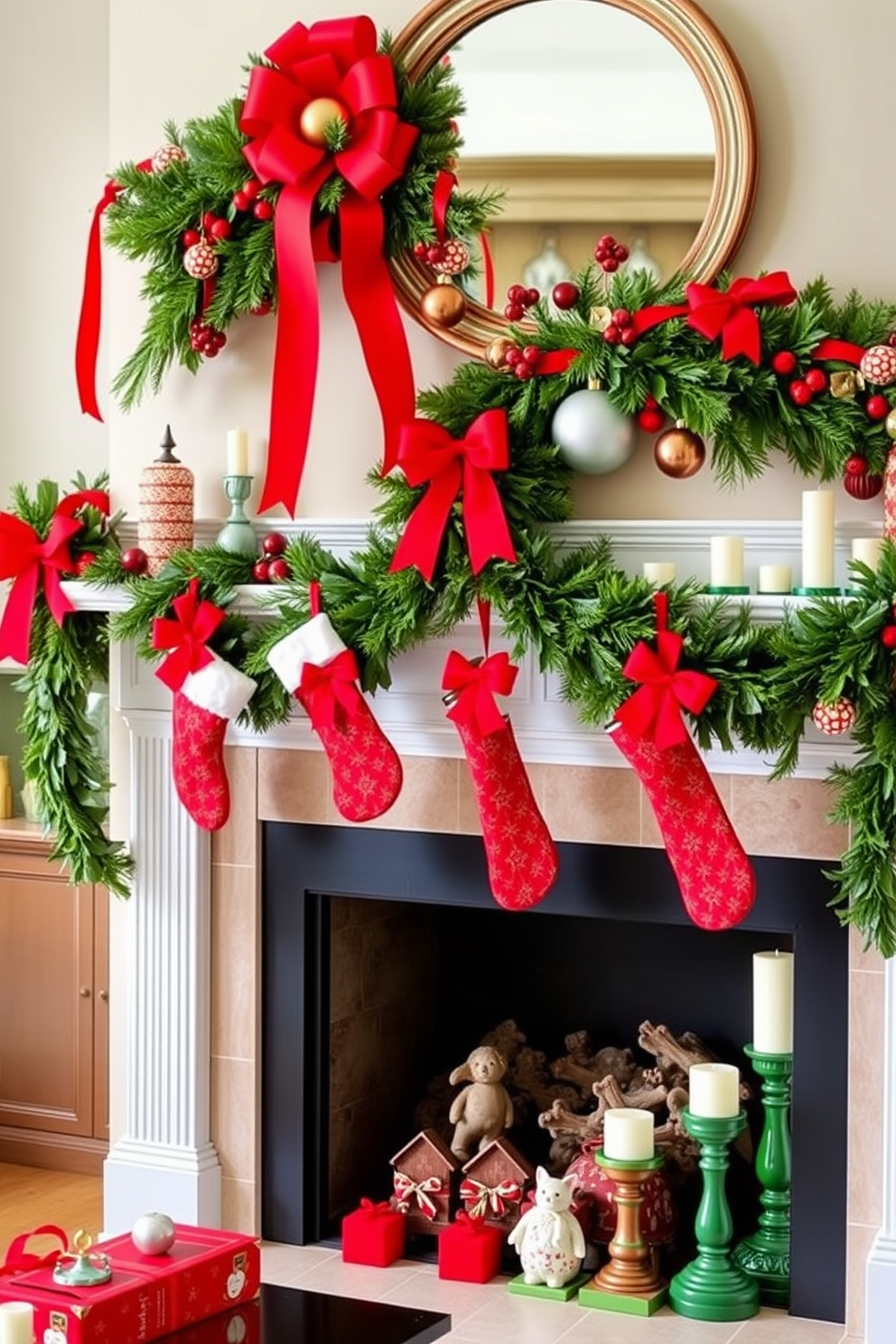 Mantel Christmas Decorating Ideas 15