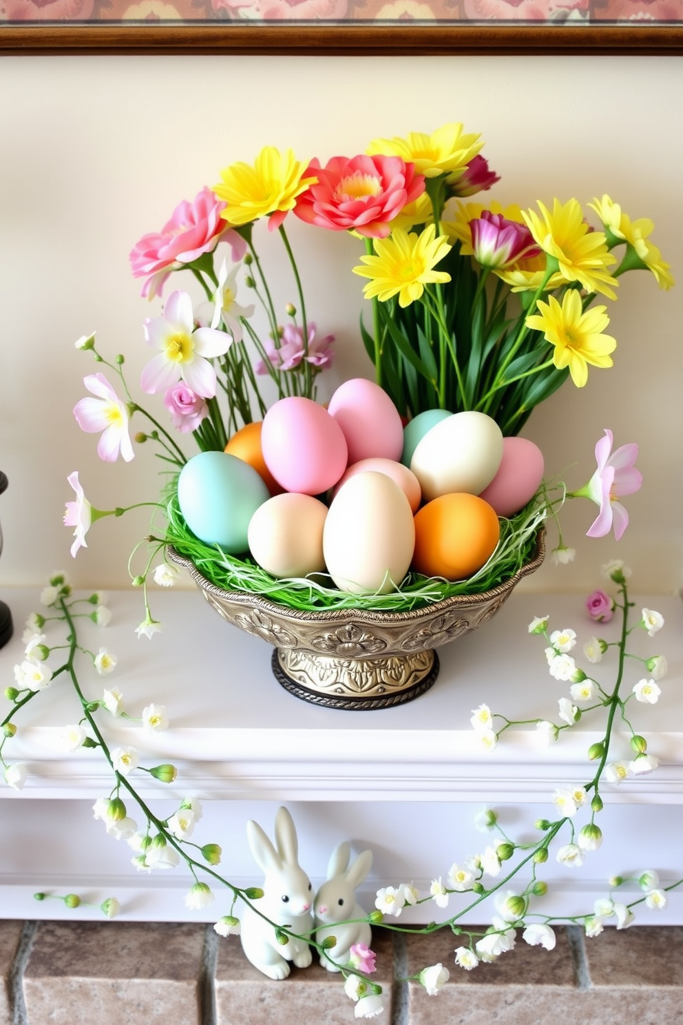 Mantel Easter Decorating Ideas 1