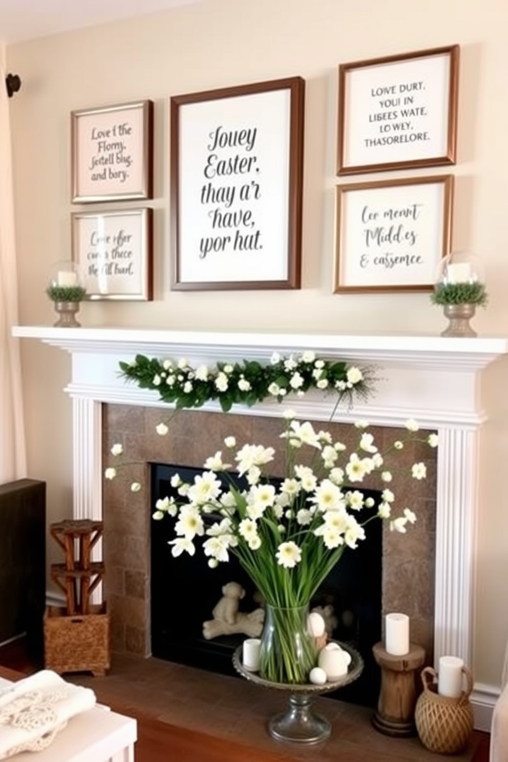 Mantel Easter Decorating Ideas 10