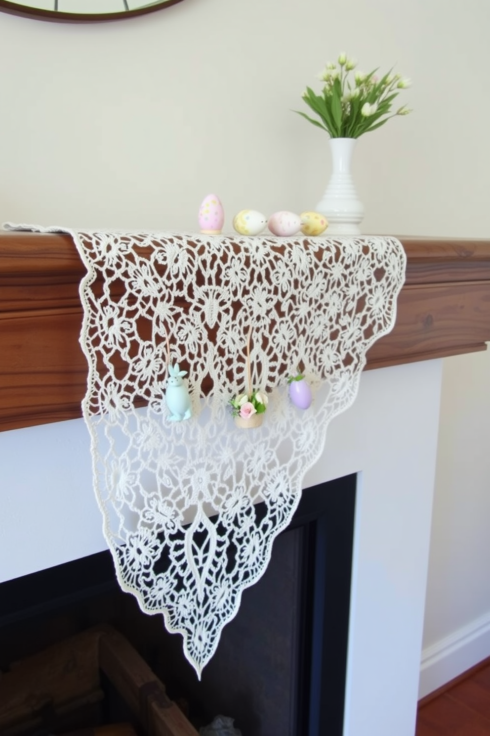 Mantel Easter Decorating Ideas 21