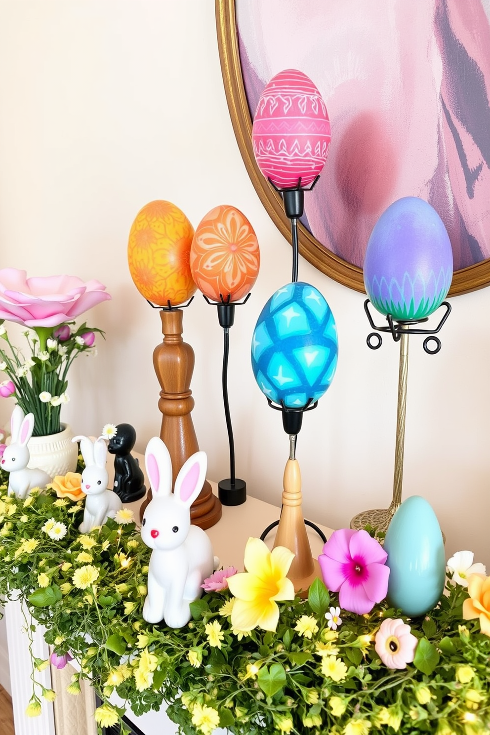 Mantel Easter Decorating Ideas 22