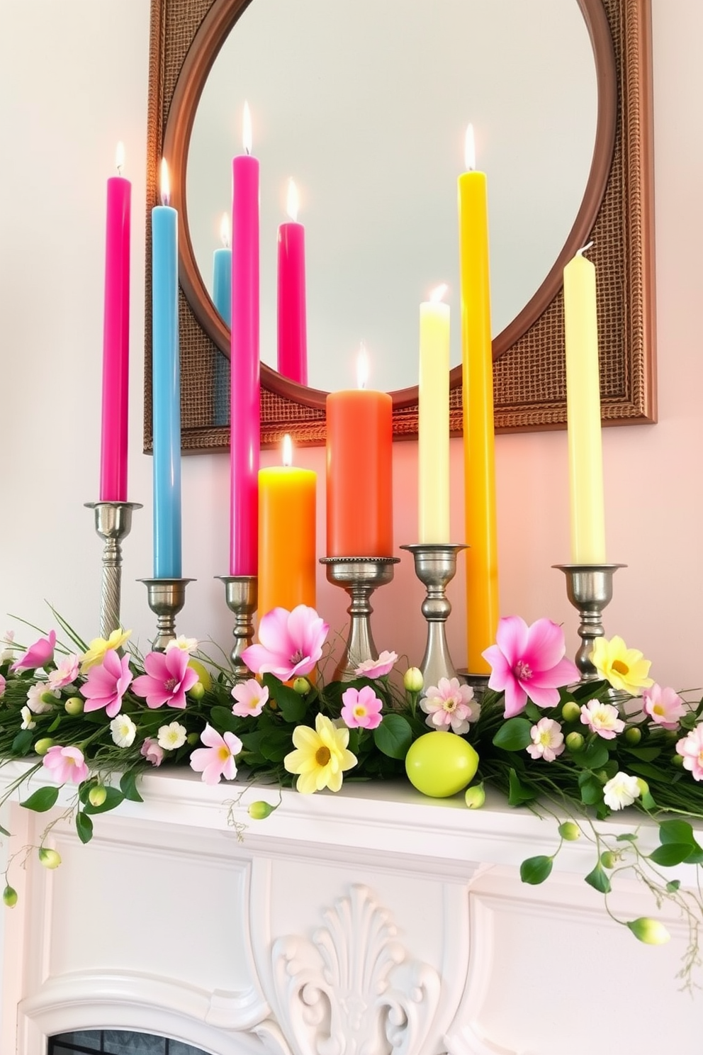 Mantel Easter Decorating Ideas 26