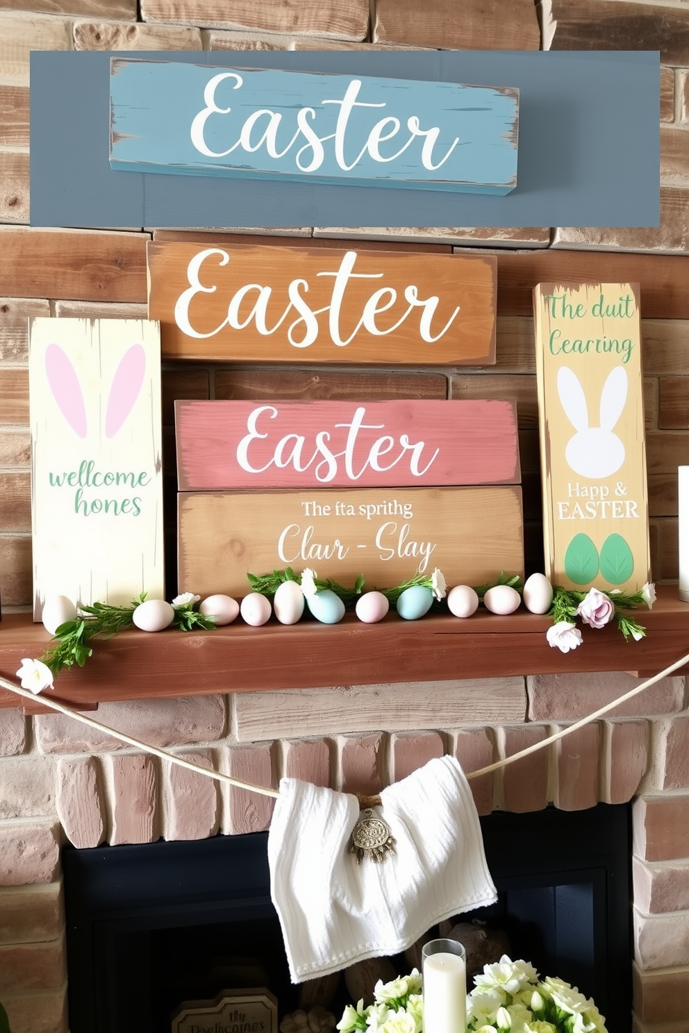 Mantel Easter Decorating Ideas 28