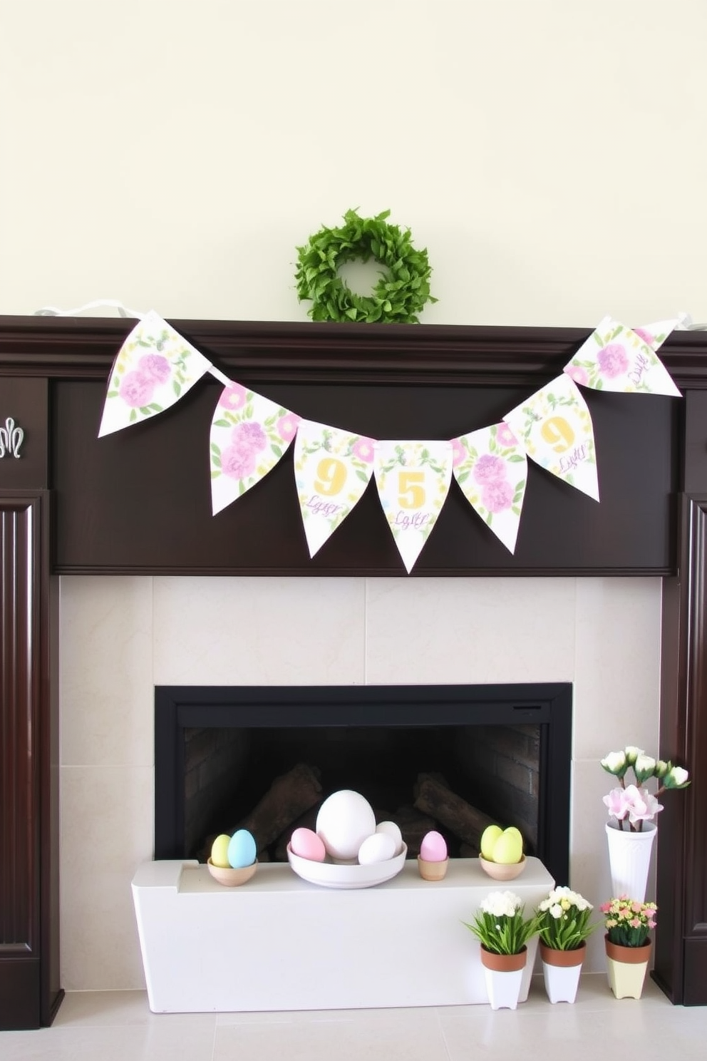 Mantel Easter Decorating Ideas 29