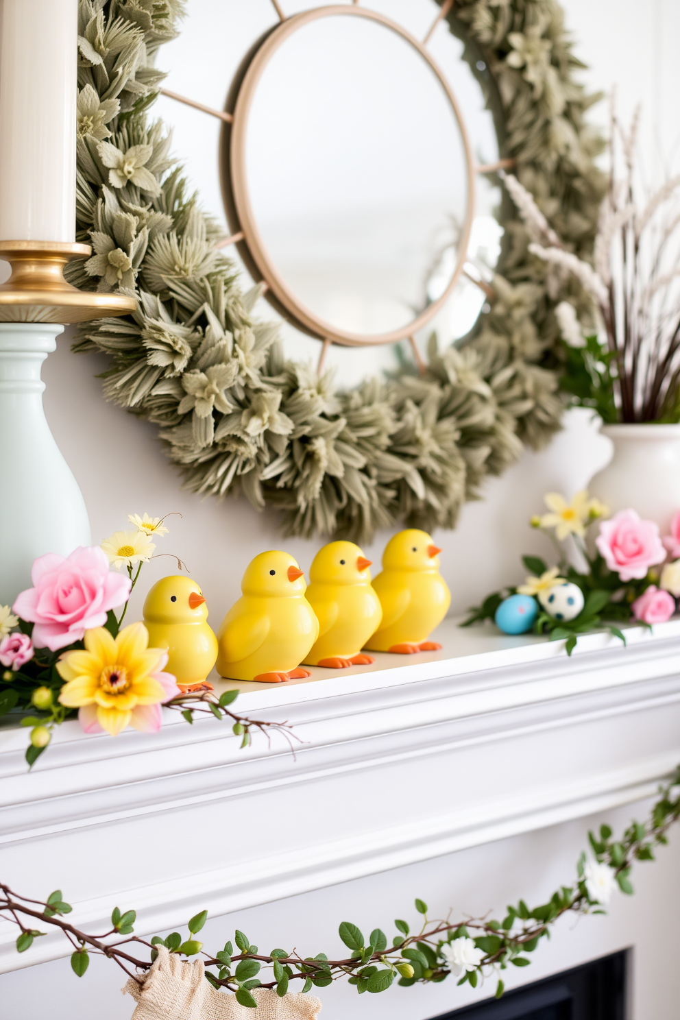 Mantel Easter Decorating Ideas 5