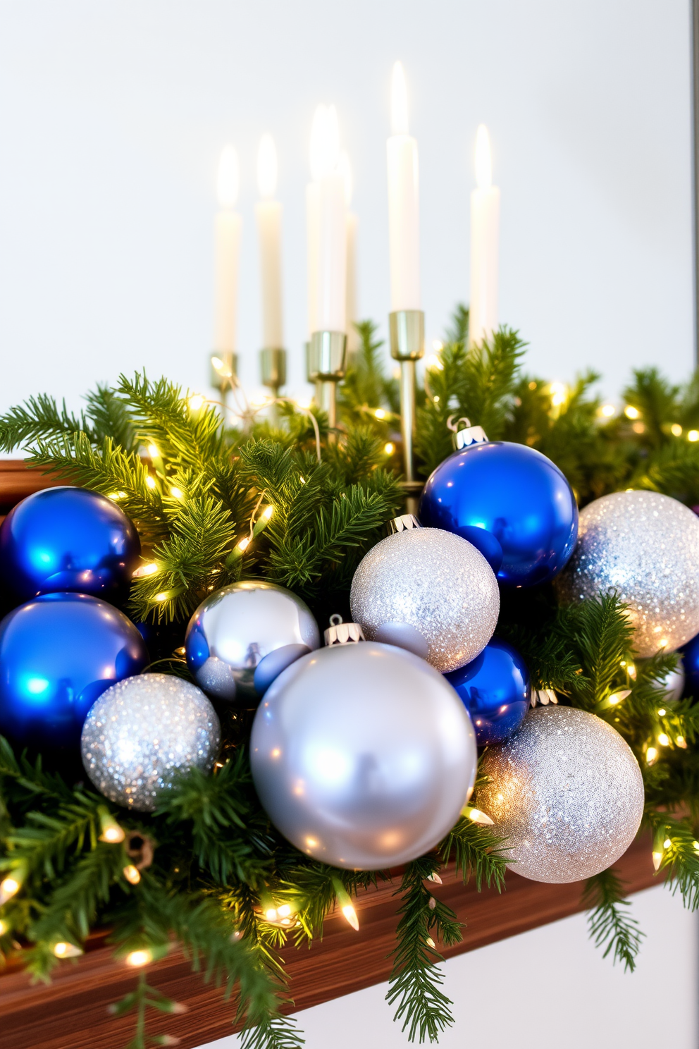 Mantel Hanukkah Decorating Ideas 2