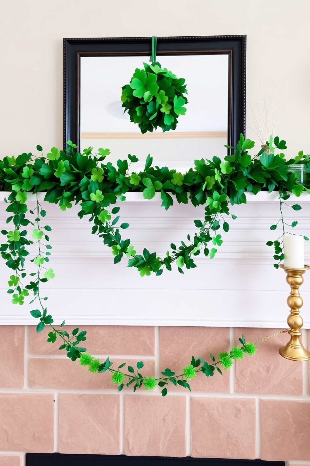 Mantel St Patricks Day Decorating Ideas 1