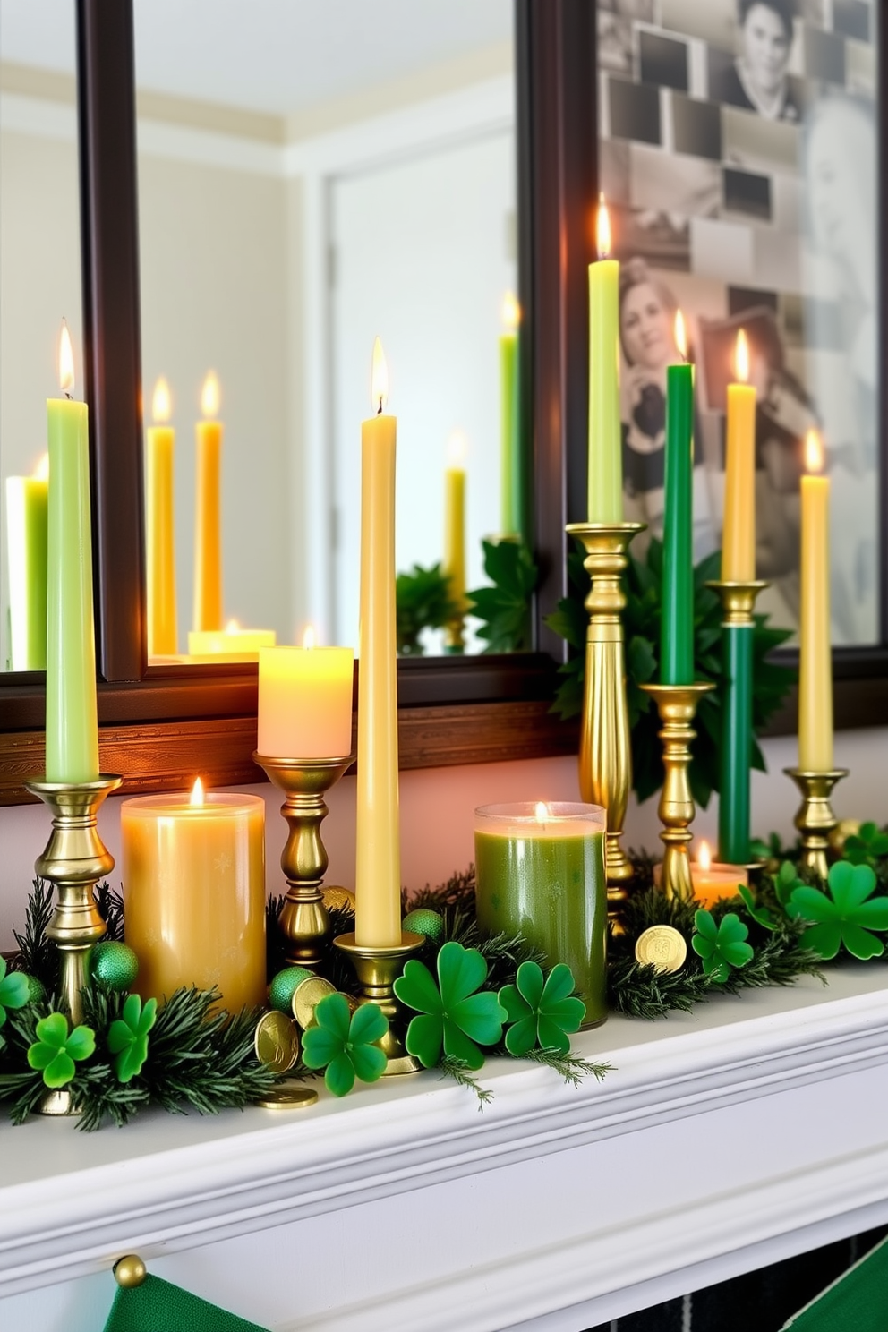 Mantel St Patricks Day Decorating Ideas 14