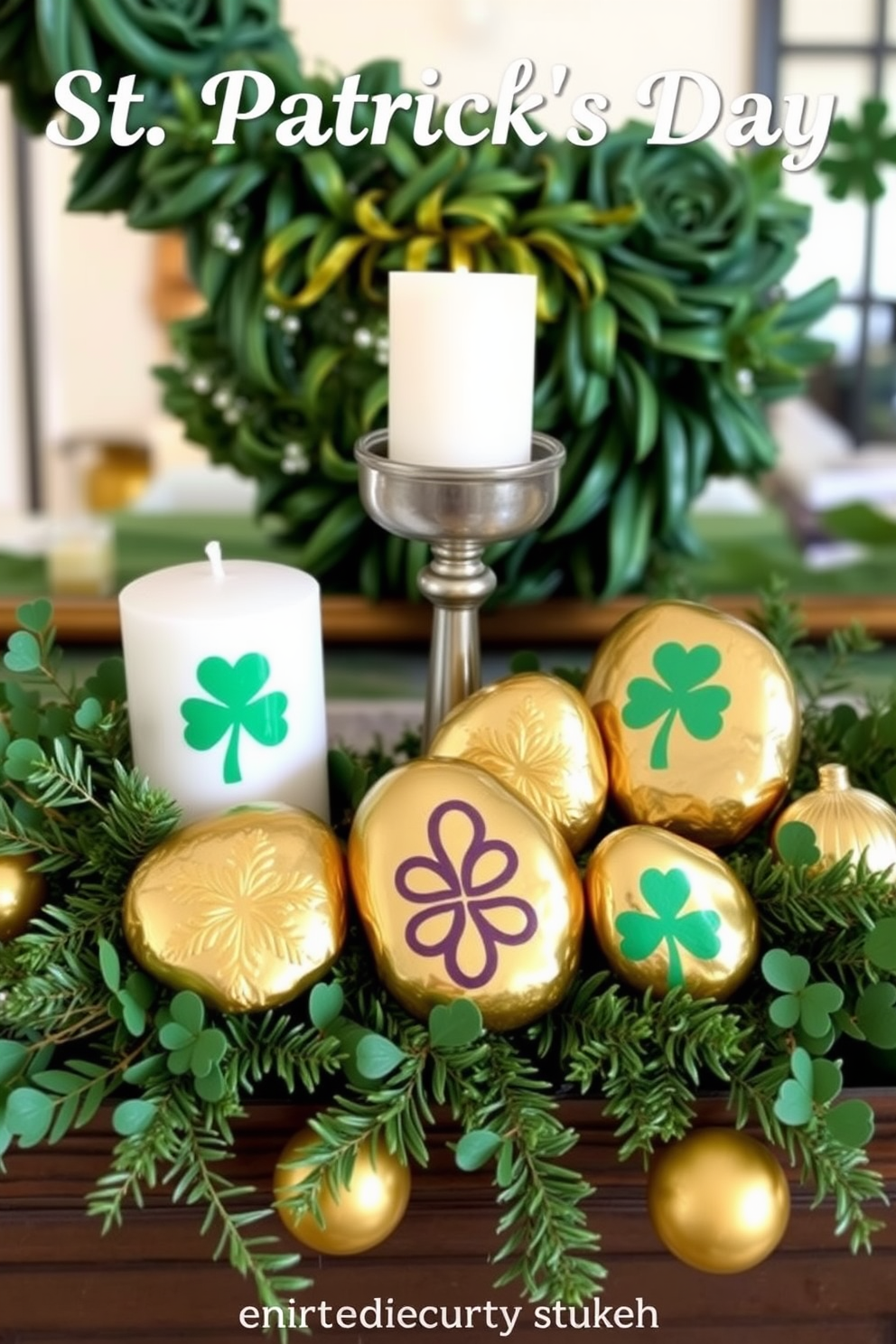 Mantel St Patricks Day Decorating Ideas 17