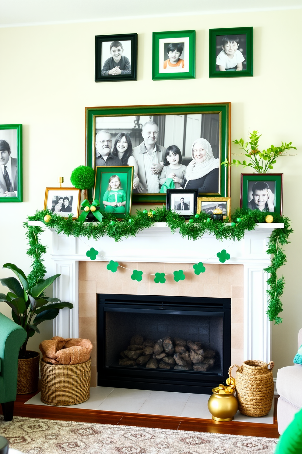 Mantel St Patricks Day Decorating Ideas 18