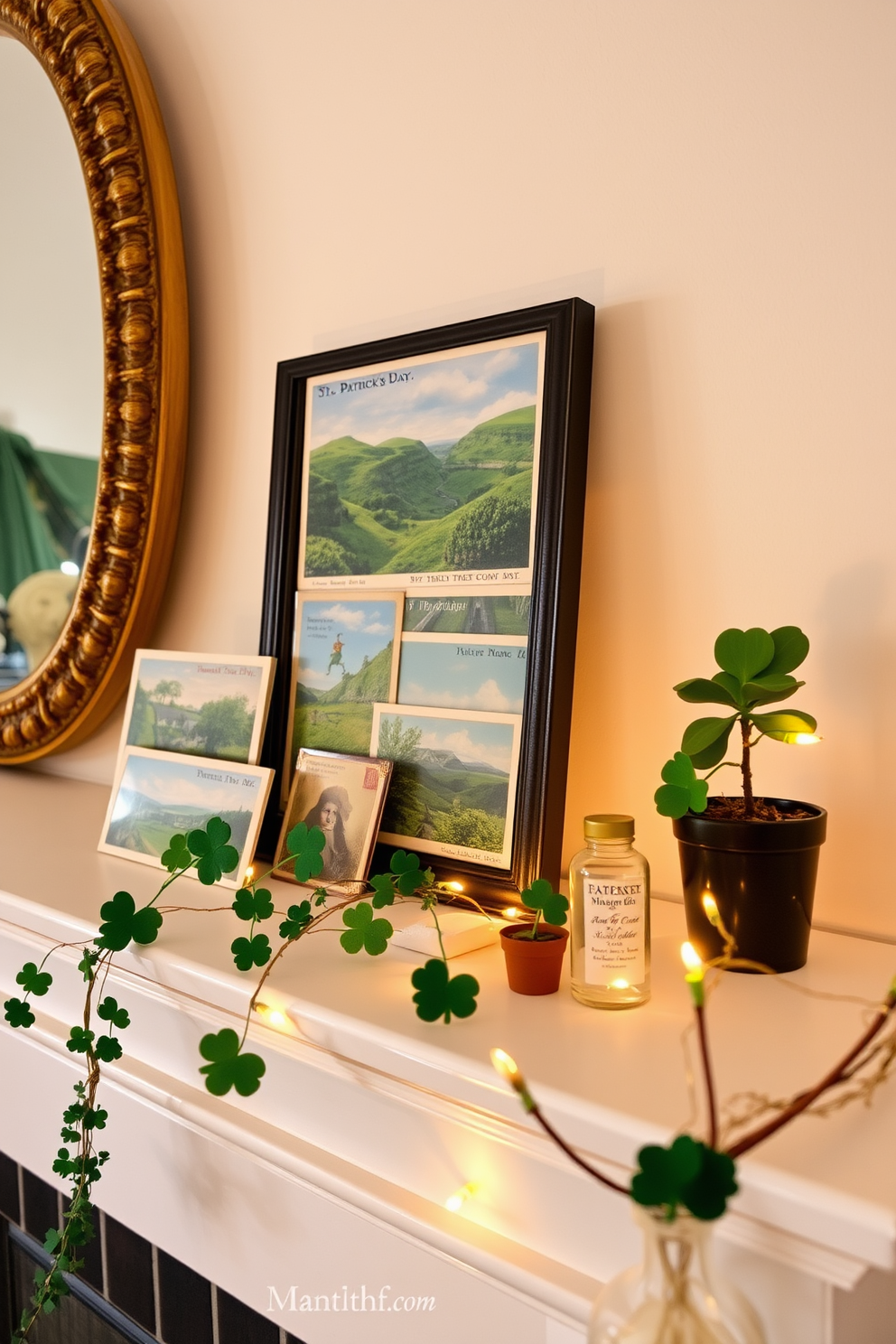 Mantel St Patricks Day Decorating Ideas 2