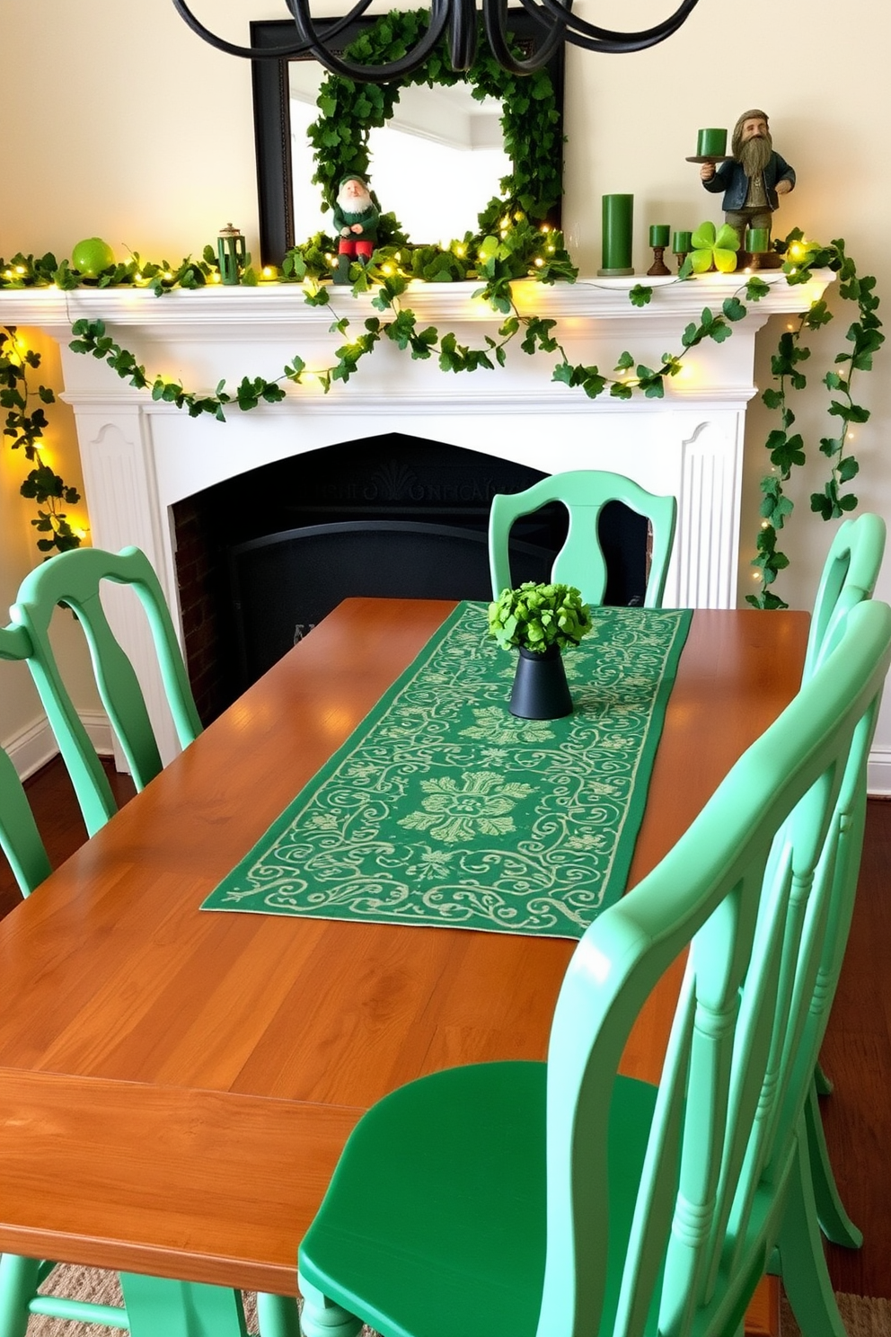 Mantel St Patricks Day Decorating Ideas 20