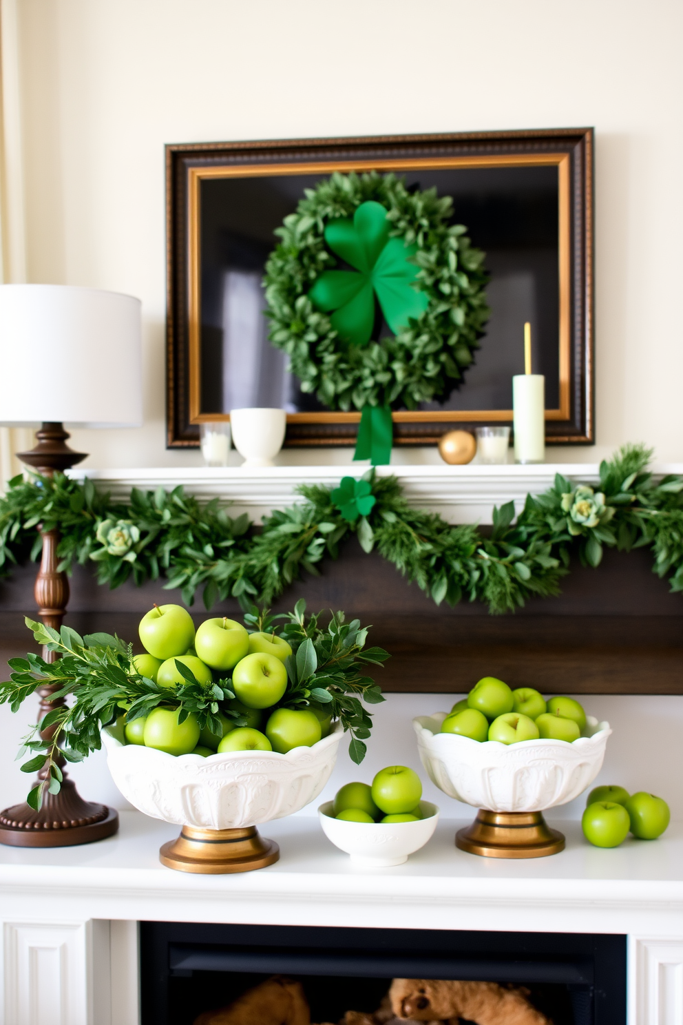 Mantel St Patricks Day Decorating Ideas 27