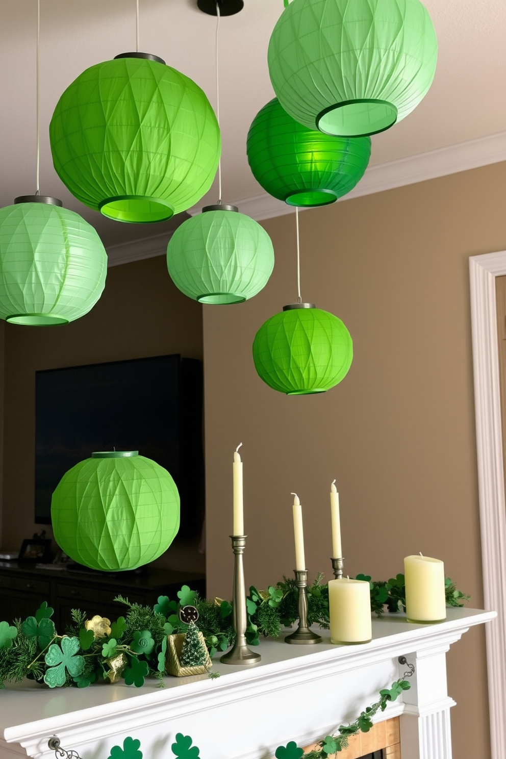 Mantel St Patricks Day Decorating Ideas 4