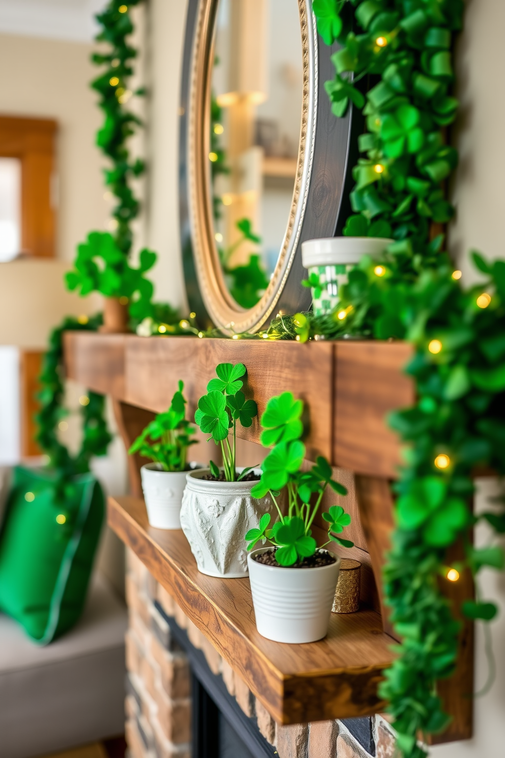 Mantel St Patricks Day Decorating Ideas 5