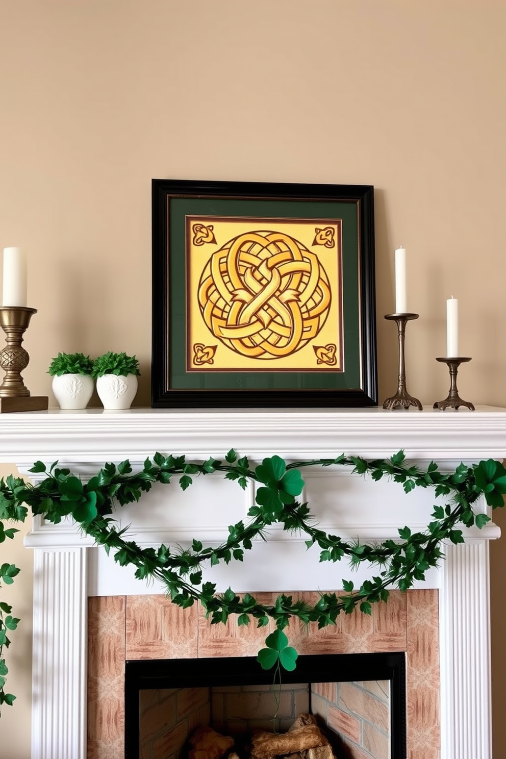 Mantel St Patricks Day Decorating Ideas 6