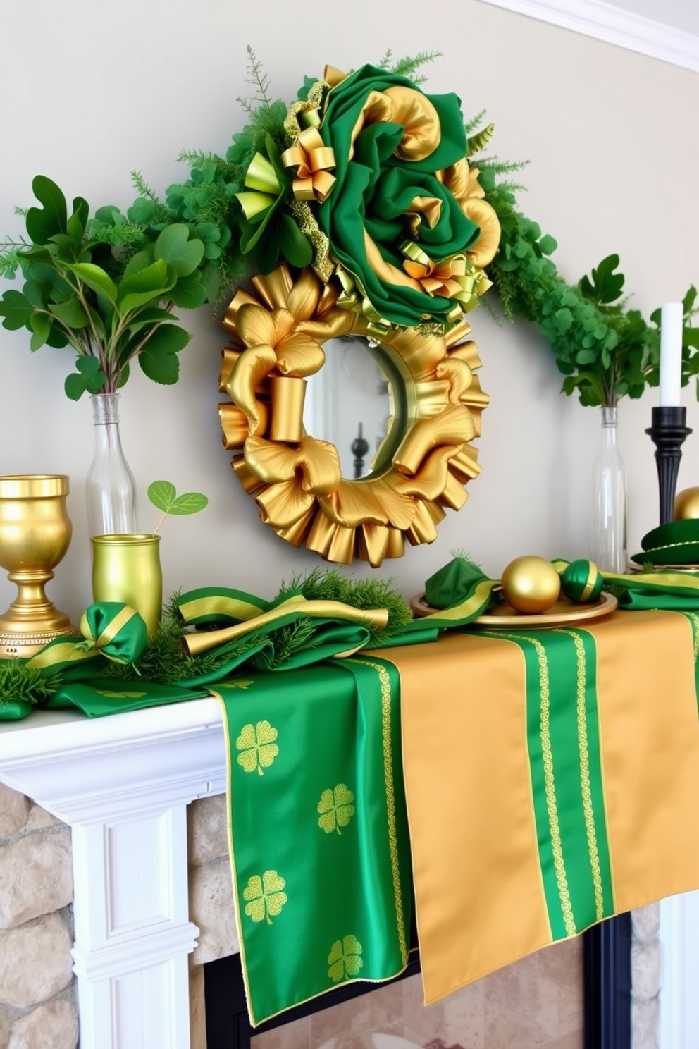 Mantel St Patricks Day Decorating Ideas 9