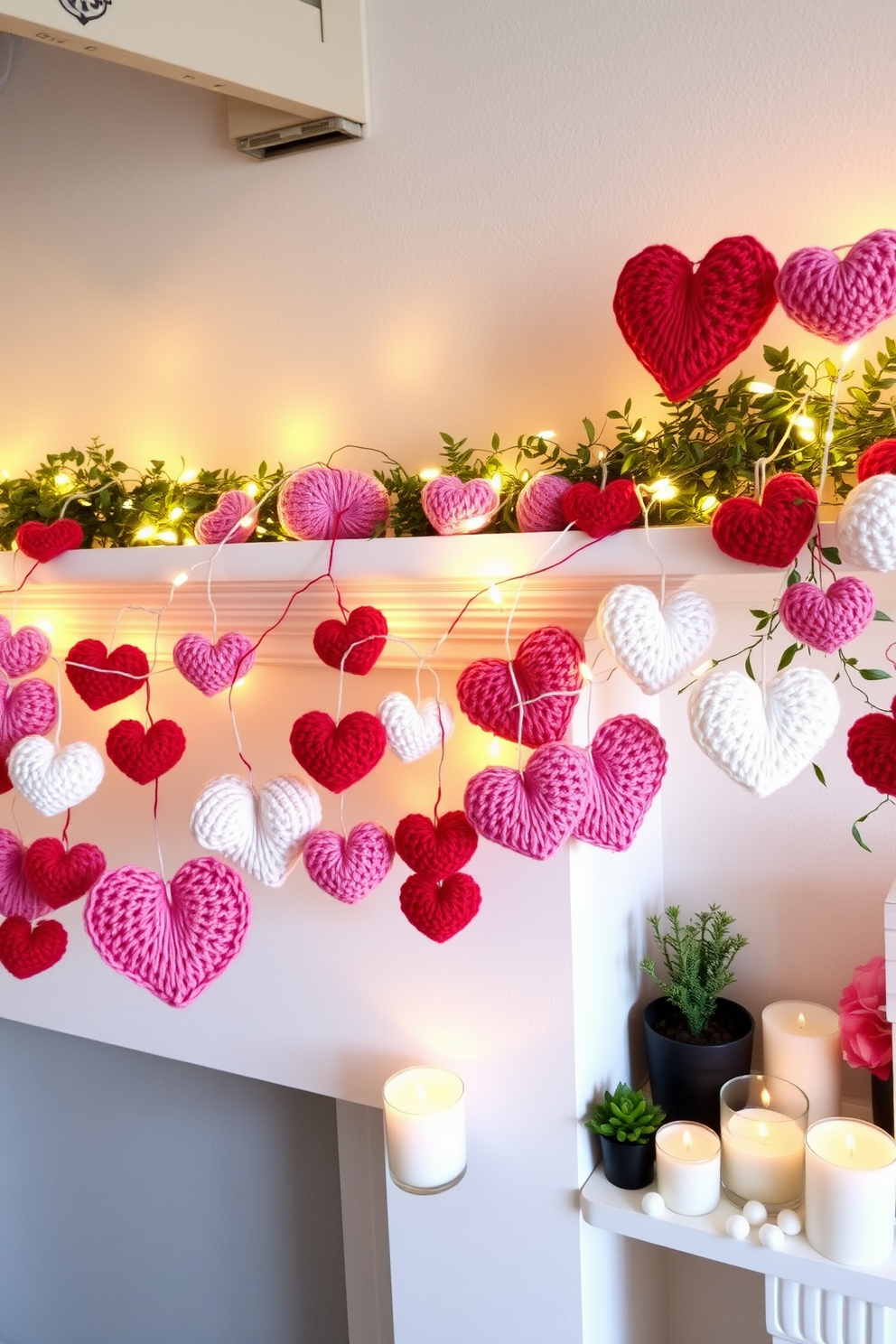 Mantel Valentines Day Decorating Ideas 18