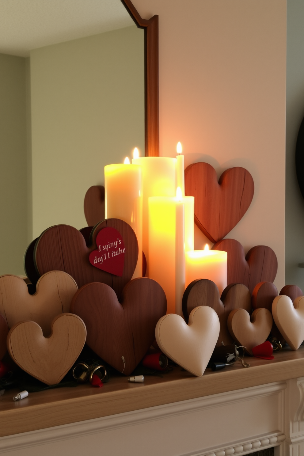 Mantel Valentines Day Decorating Ideas 2