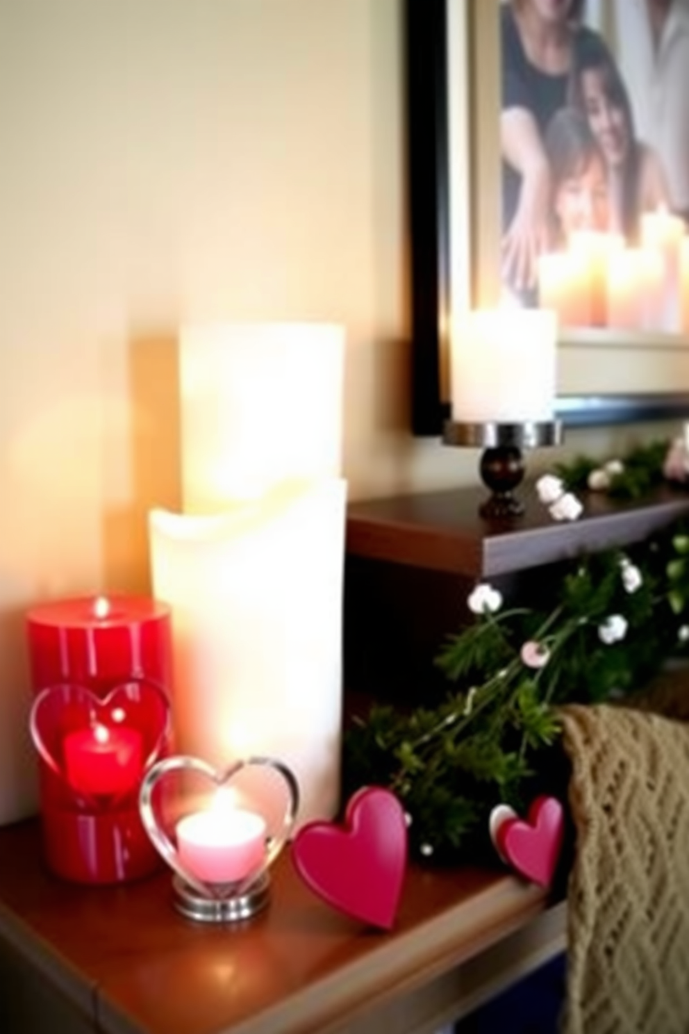 Mantel Valentines Day Decorating Ideas 24