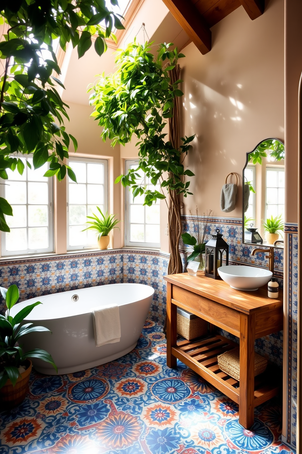 Mediterranean Bathroom Design Ideas 23