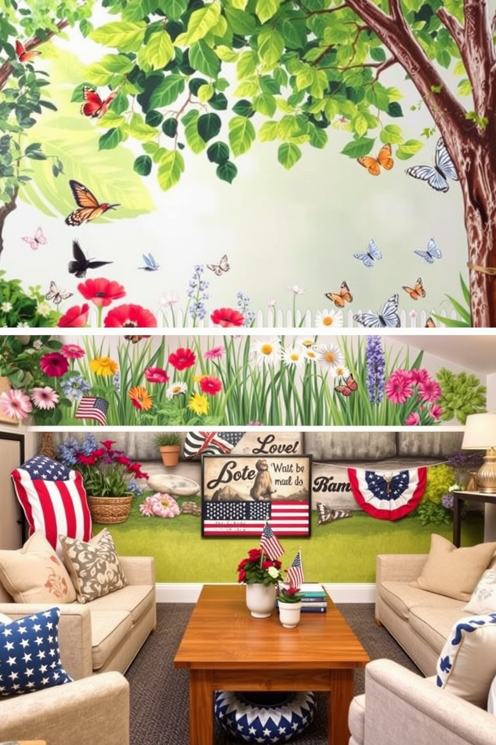 Memorial Day Basement Decorating Ideas 29