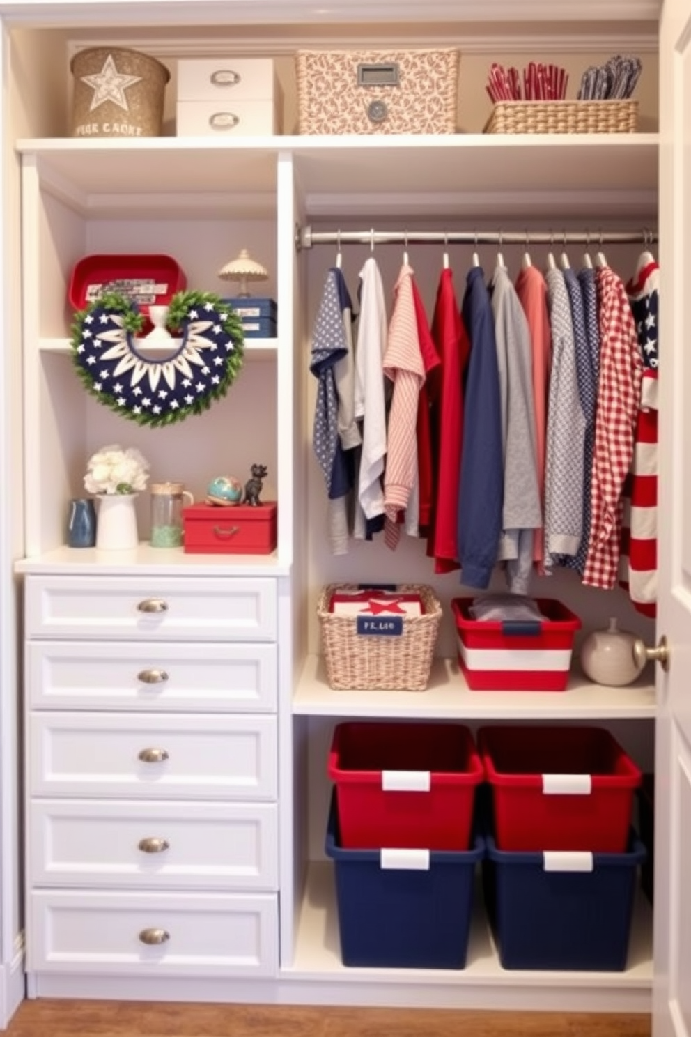 Memorial Day Closet Decorating Ideas 15