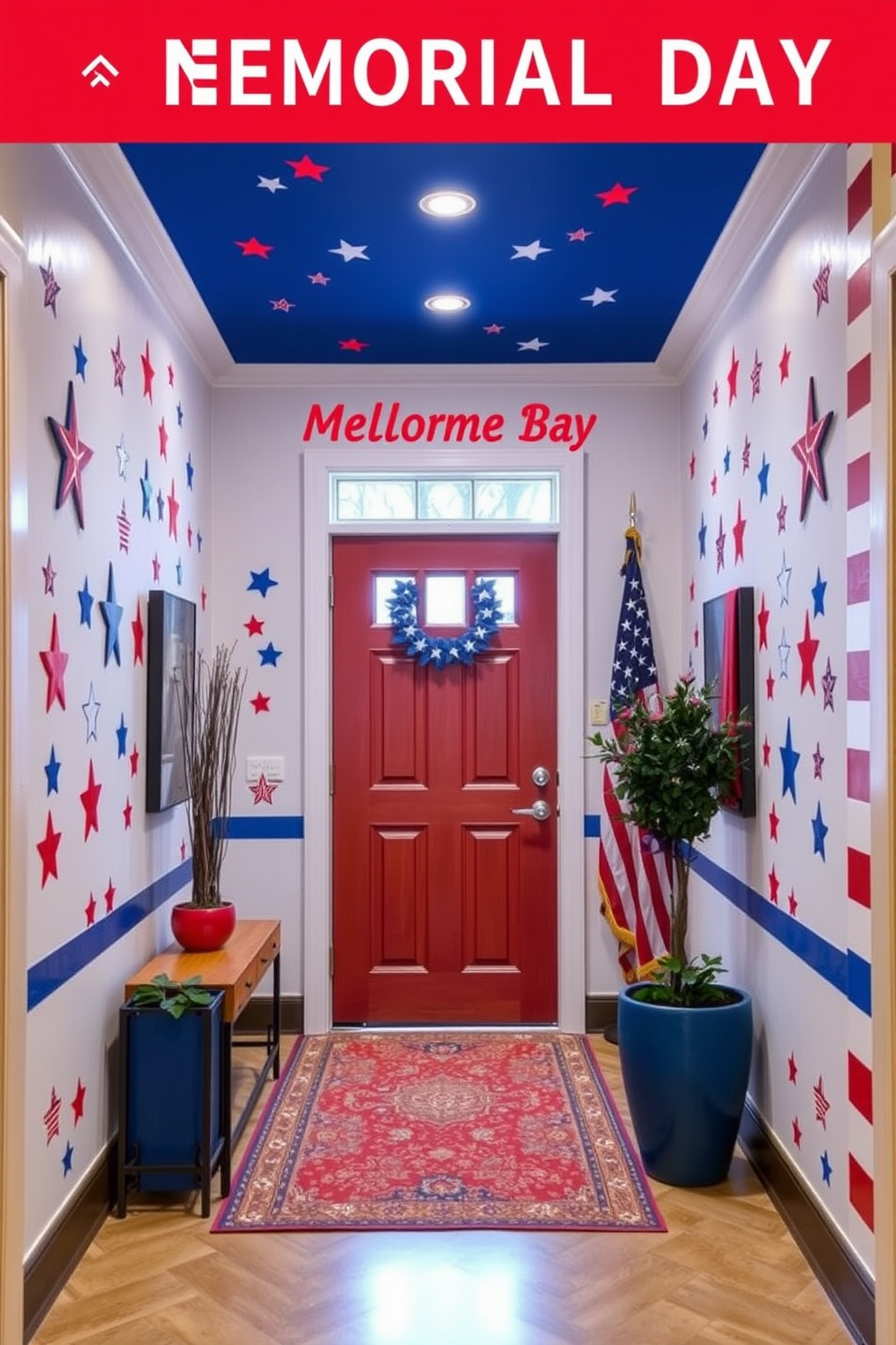 Memorial Day Entryway Decorating Ideas 14