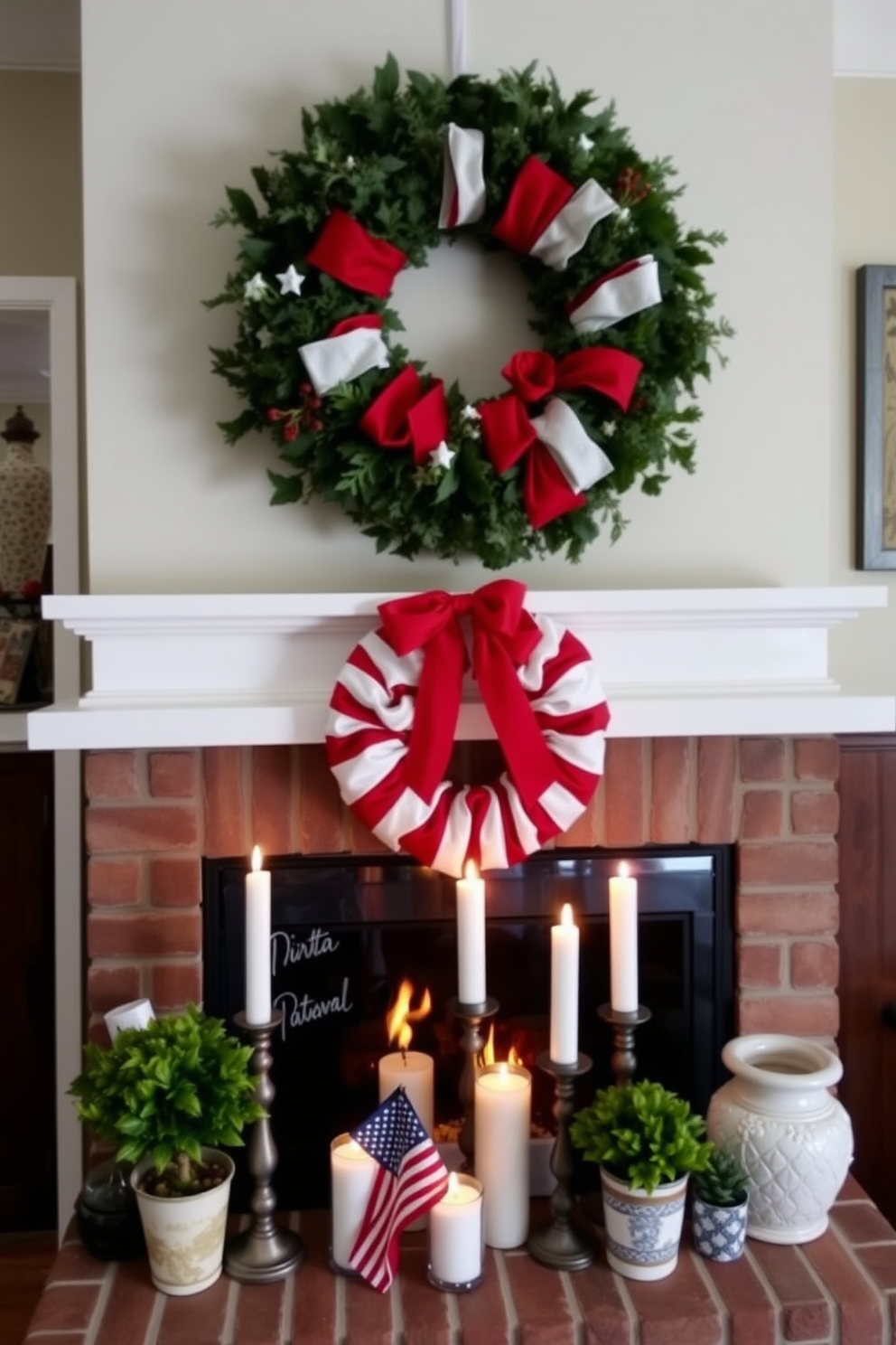 Memorial Day Fireplace Decorating Ideas 10