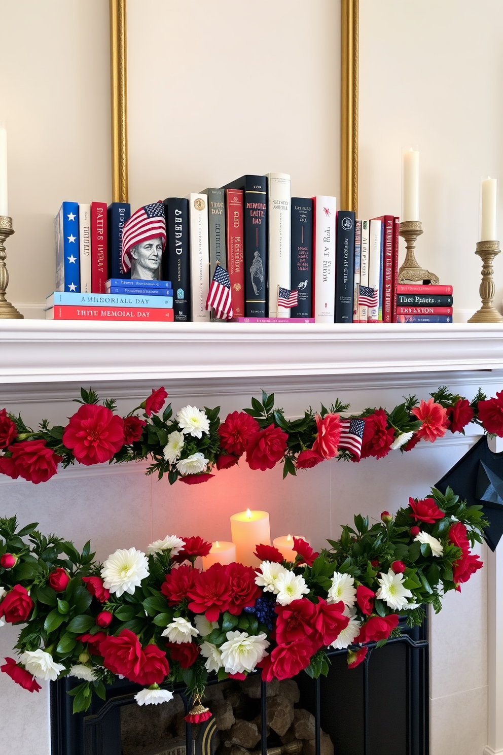 Memorial Day Fireplace Decorating Ideas 15