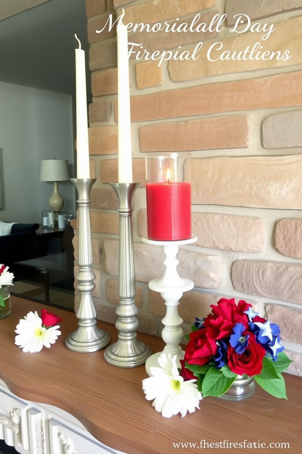 Memorial Day Fireplace Decorating Ideas 2