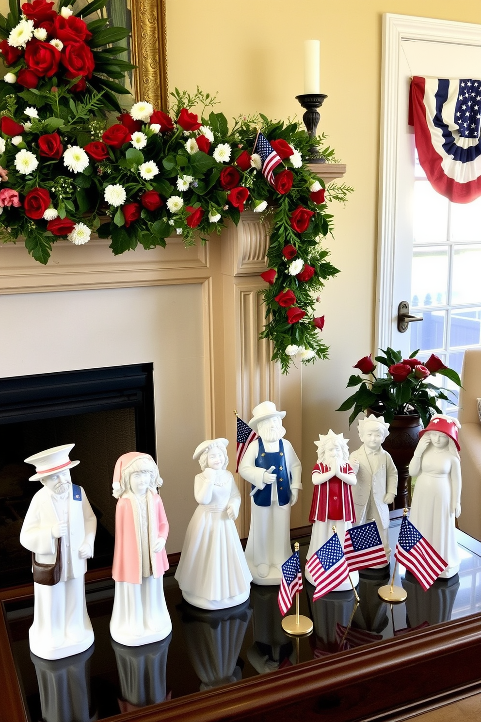 Memorial Day Fireplace Decorating Ideas 20