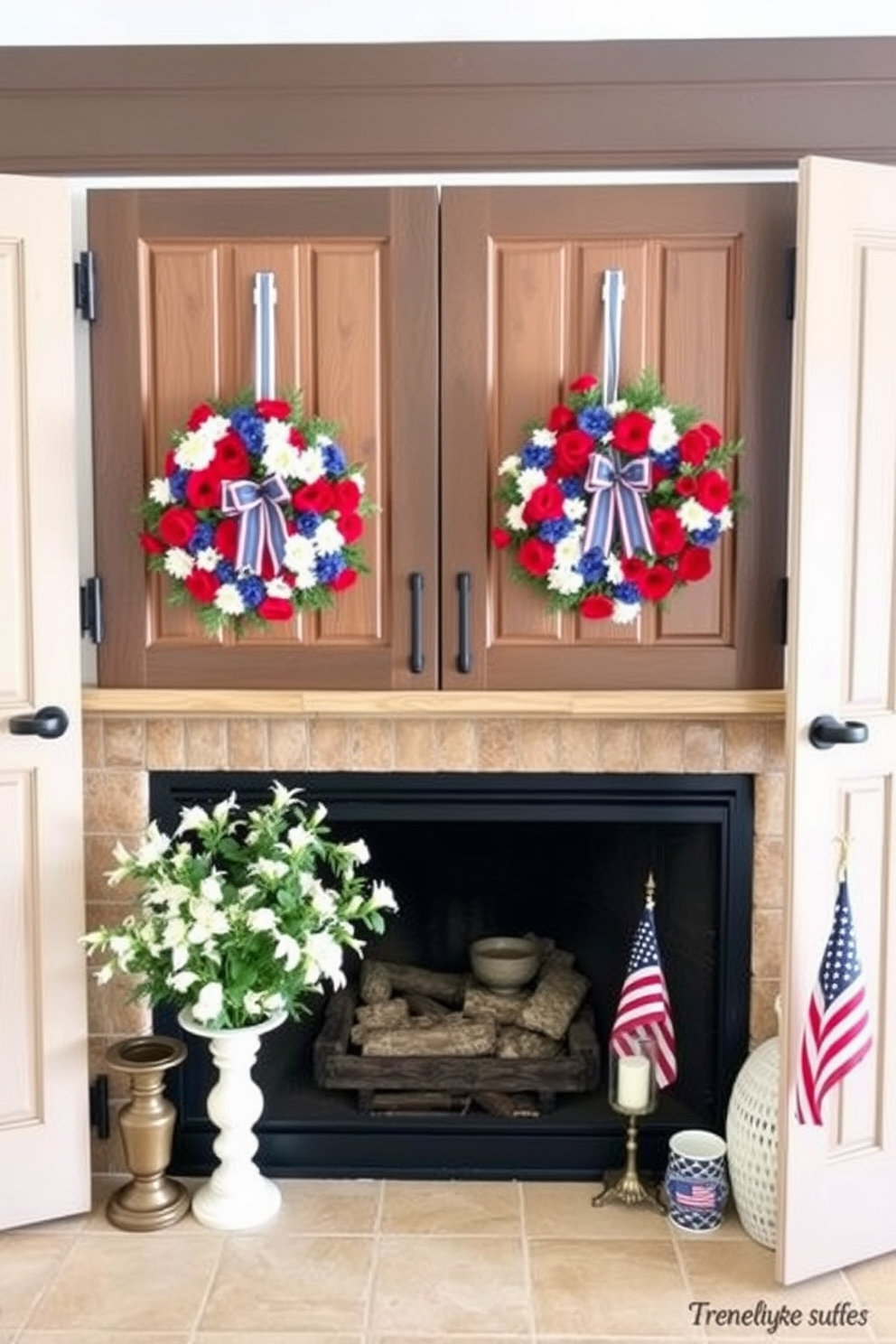 Memorial Day Fireplace Decorating Ideas 28